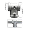 Fixed buckle Frame Fasteners Aluminum Alloy Steel Circular Pipe Connector  Steel Tube Shelf