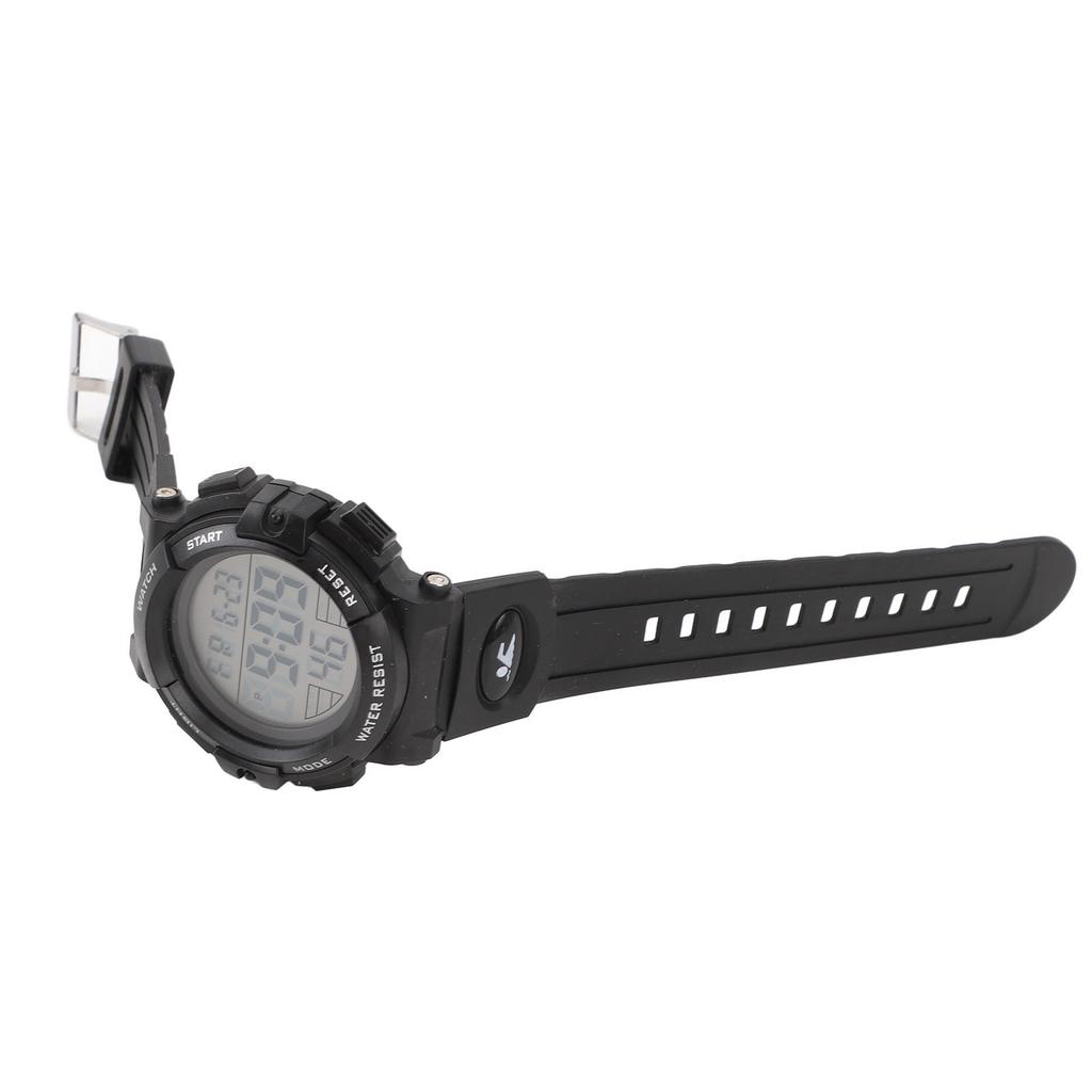 Men Digital Watch with Calendar and Alarm Clock Waterproof Nightlight Electronic Sports Watch for Outdoor Activities