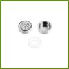 1 Set Bling Car License Plate Fasteners Screws Caps Covers White Universal Rhinestone License Plate Bolt Cap Plastic Washer Replace Parts Vehicle