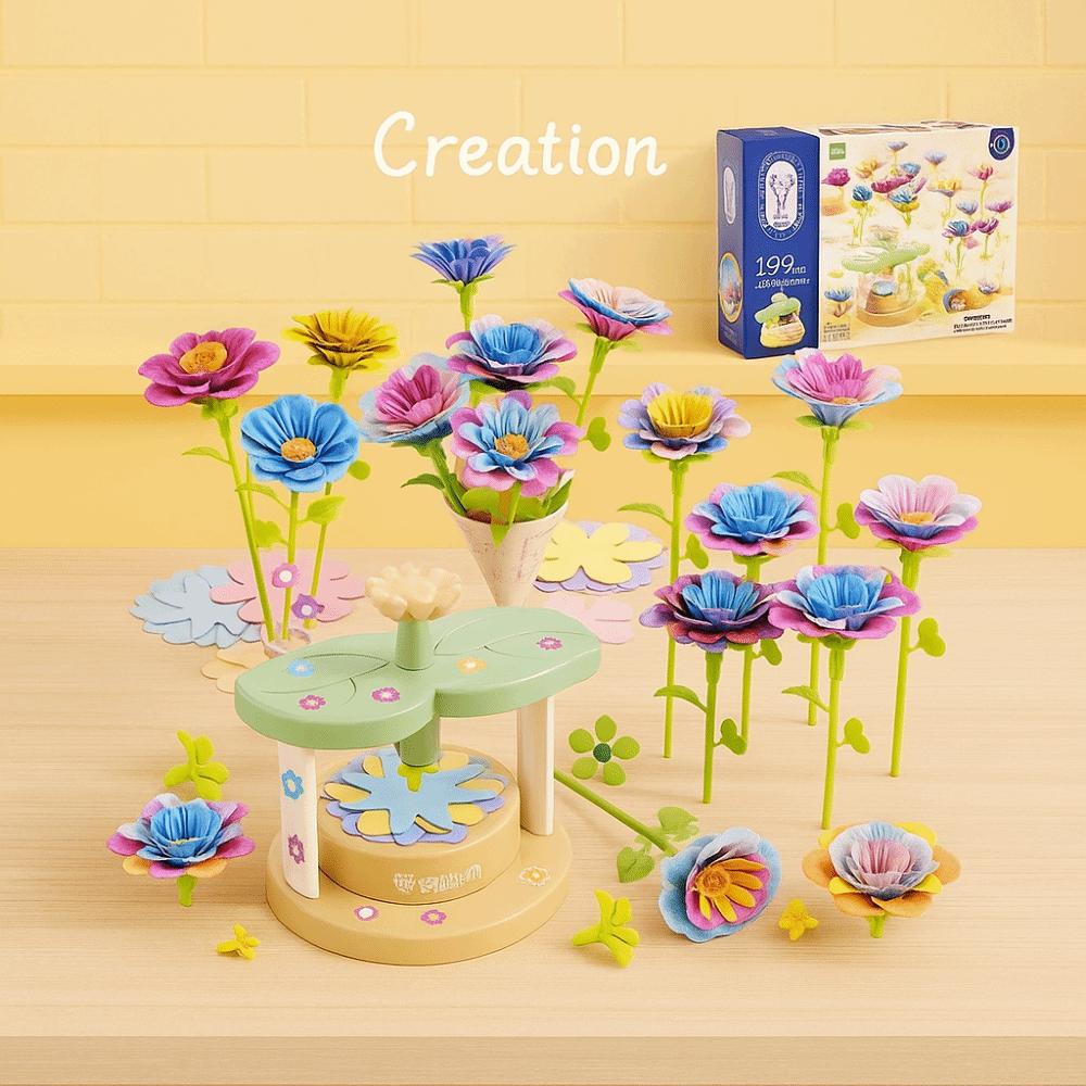 Educational DIY Fabric Flower Bouquets DIY Craft DIY Flower Make Craft Kit  Educational Activities