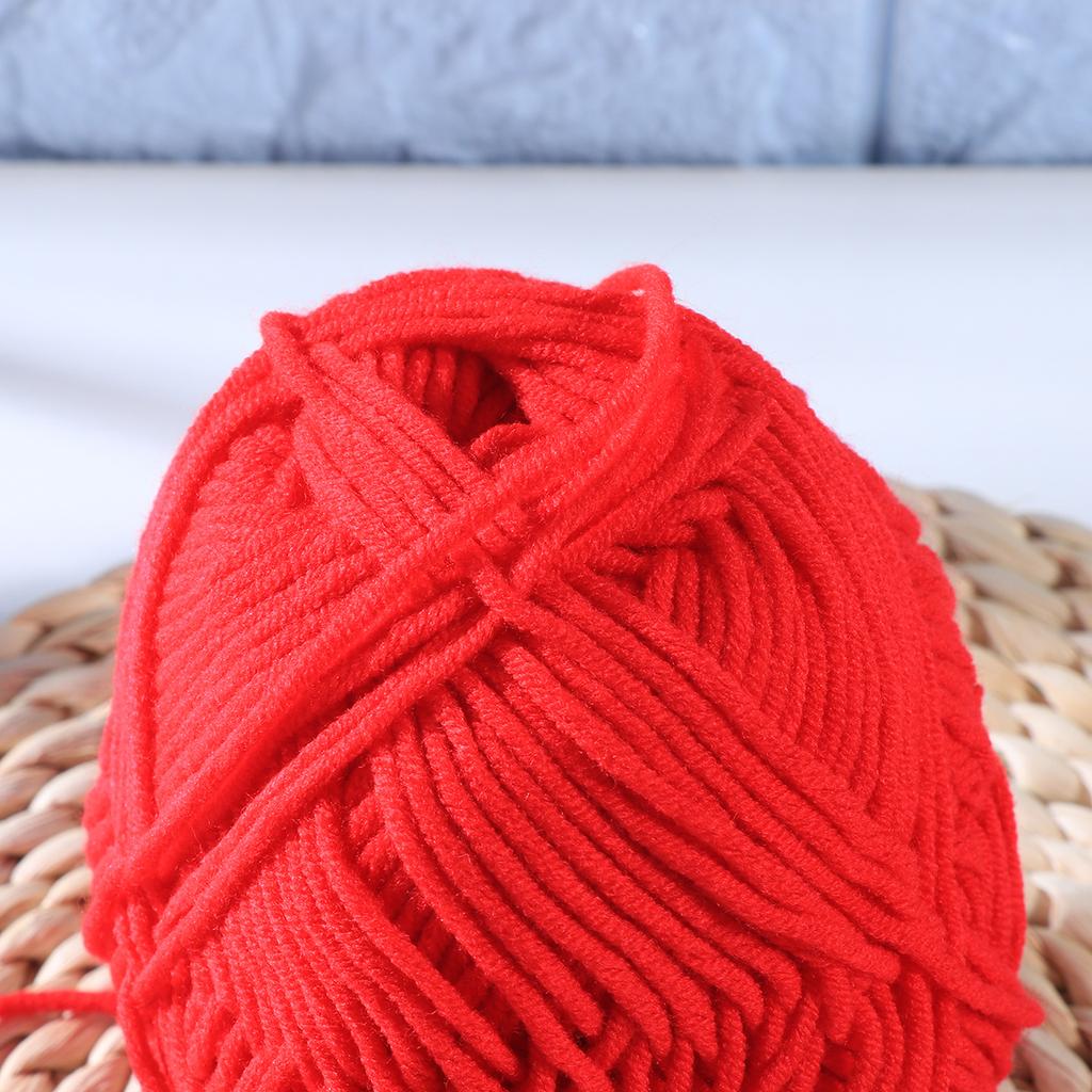 50G Milk Cotton Yarn Chunky Knitting Wool Soft Warm For Hats Scarves Sweaters Diy Crochet Spinning Weaving Needle Felting Cotton
