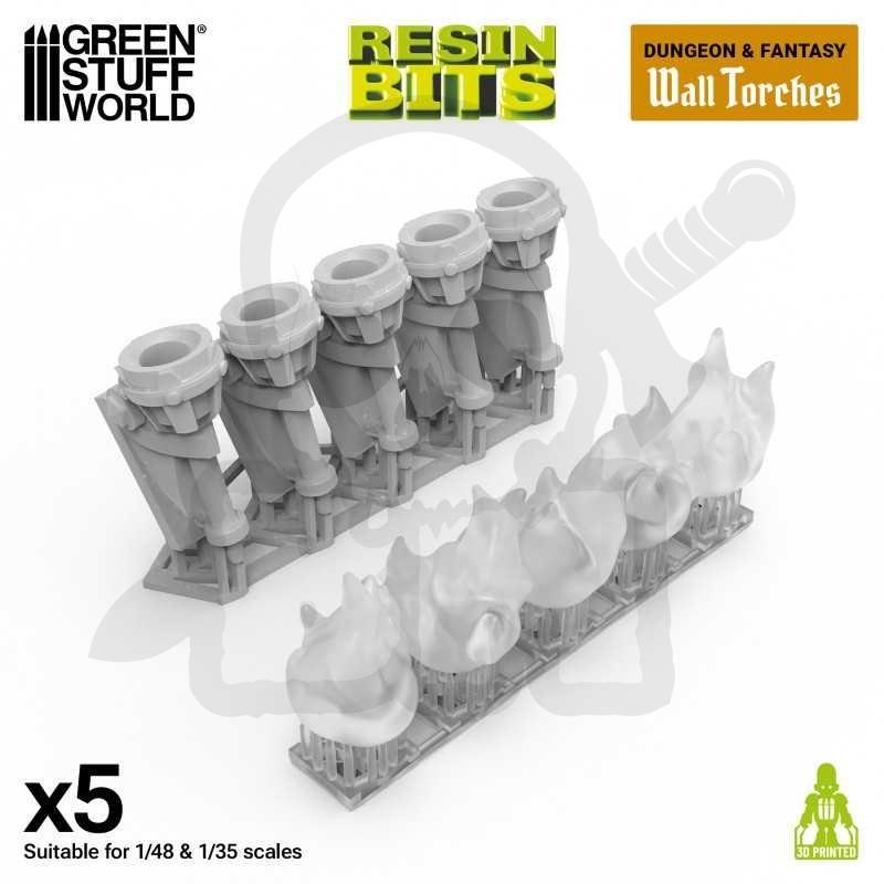 Gstu522265 3d printed wall torches
