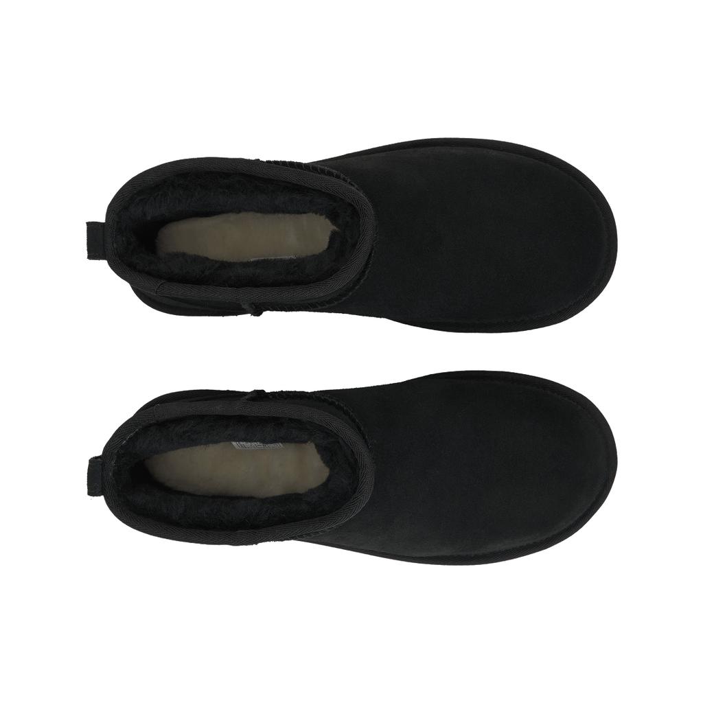 UGG Klassische Ultra Mini Plateau Stiefelette Schwarz Damen Sneaker 1135092-BLK