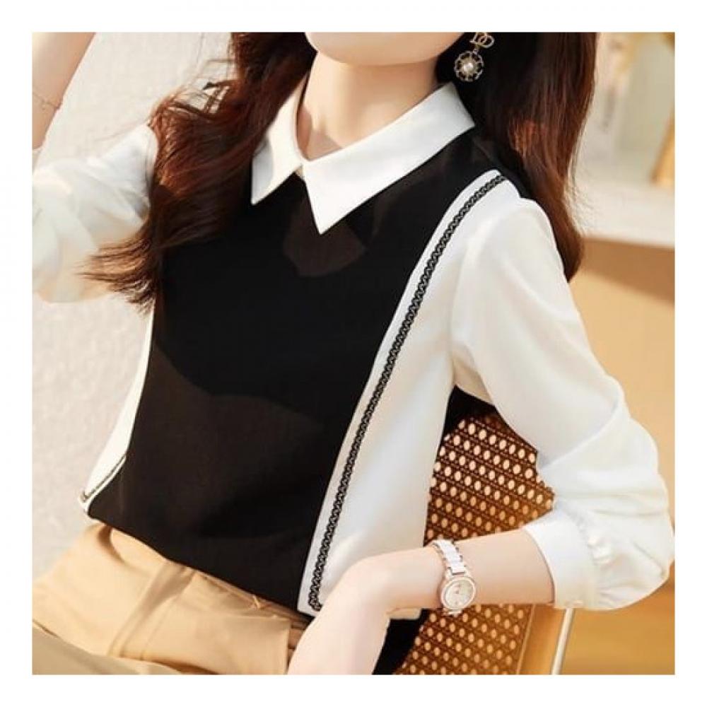 Navava Long Sleeve Collar Shirt Nb1870