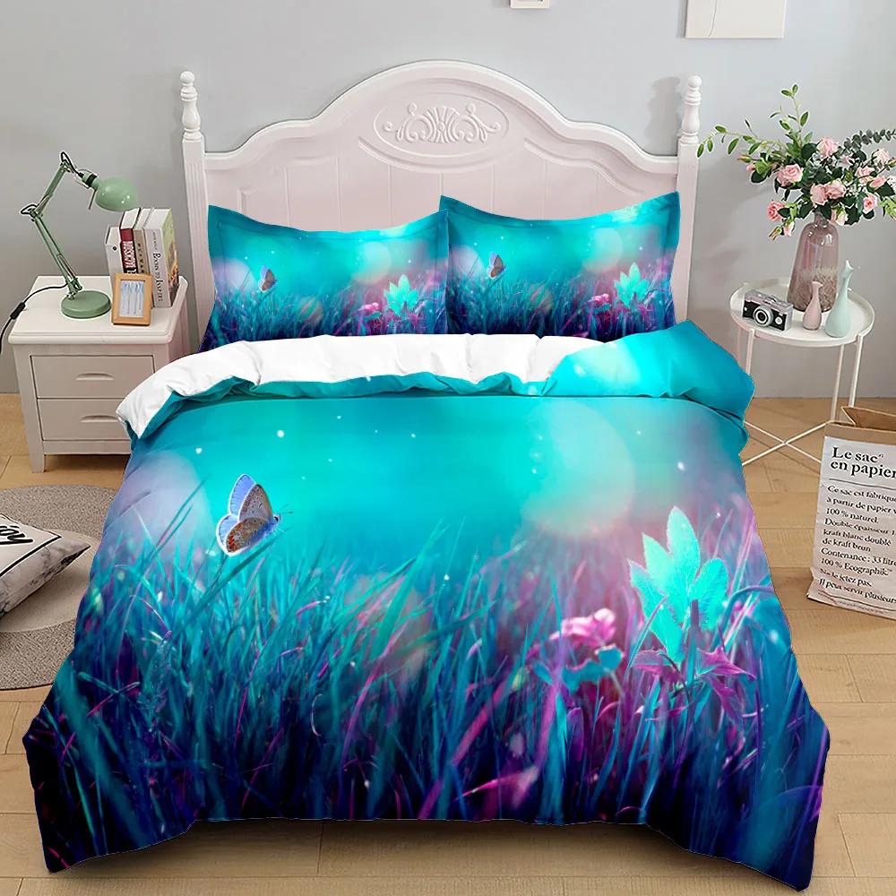 3D Flowers Beautiful Duvet Cover Set UK Single Double Queen US Twin Full King Size Among Bed Linen Set For Girls of all Ages