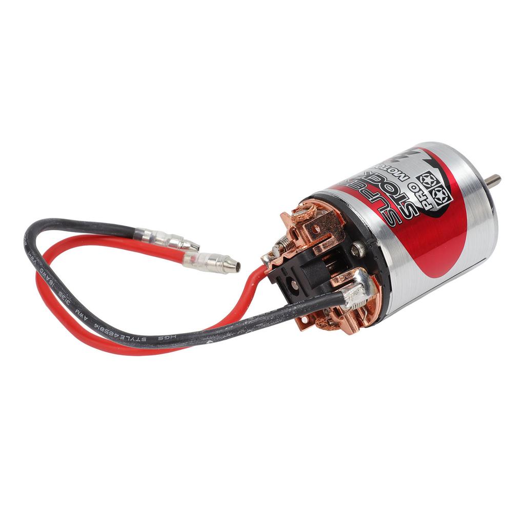 RC Brushed Motor 540 Waterproof High Torsion Brushed Motor with External Replaceable Carbon Brush