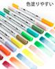Ohuhu Art Marker 160 Color Pen Brush and Extra Fine Twin Watercolor Perfect for Coloring Art with Storage Christmas Gift Pens, Set, Water-Based