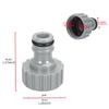 5pcs Hose Quick Connectors, 3/4  Inch Faucet Adapter for Garden Irrigation, Threaded Water Tap Connector