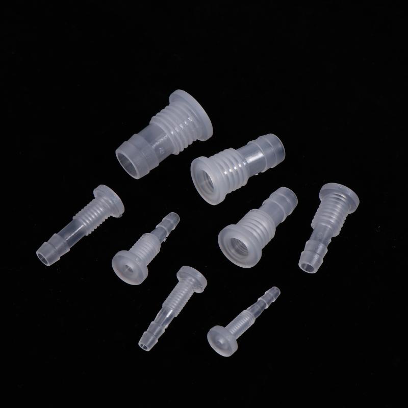 5Pcs M5 M6 M8 M10 M12 M14 M16 Food Grade PP Straight Through Connectors Aquarium Tank Air Hose Joints Irrigation Pipe Fittings