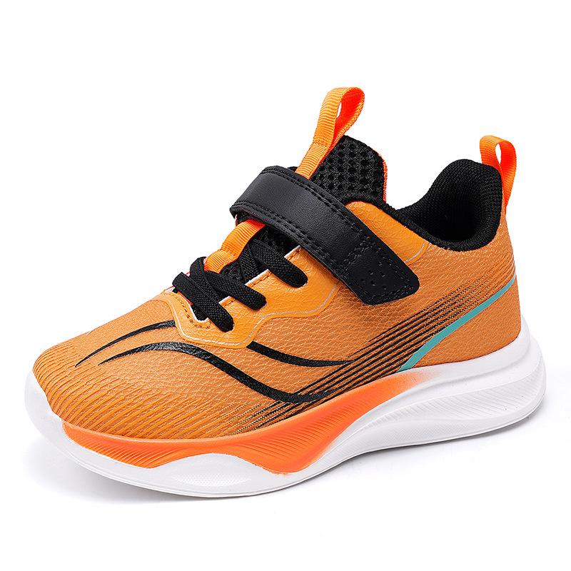 Children's outdoor sports shoes 2025 boys fashion mesh breathable shoes medium older children and girls personalized running shoes