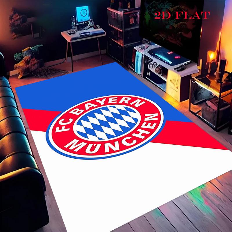 FCB logo Carpet Rug for Living Room Bedroom Home Sofa Decoration,Kids play Nonslip Floor Mat