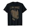 Marvel Infinity War I Am Groot Profile Graphic Tee T-Shirt