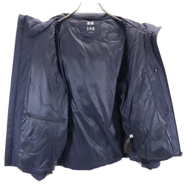 UNIQLO seamless Down jacket S Navy hood Men's Used