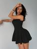 European & American Style Backless Waist-cinching Sleeveless Camisole Dress for Women