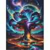 Diamond painting DIY galaxy tree artistic landscape kit for home room wall decoration