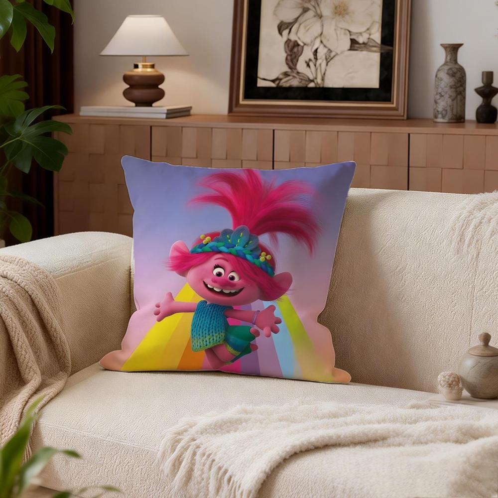 

Kids Trolls Cushion Cover Cushion Cover Set 4Pcs 50x50 45x45 40x40 Pillowcase Decorative Sofa Home Decor 30X30cm