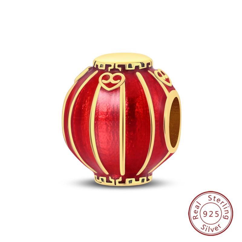 New Copper New Year Series Lucky Cat God Of Wealth Lion Dance Pendants Charms Beads Fit Diy Bracelets Jewelry Gift