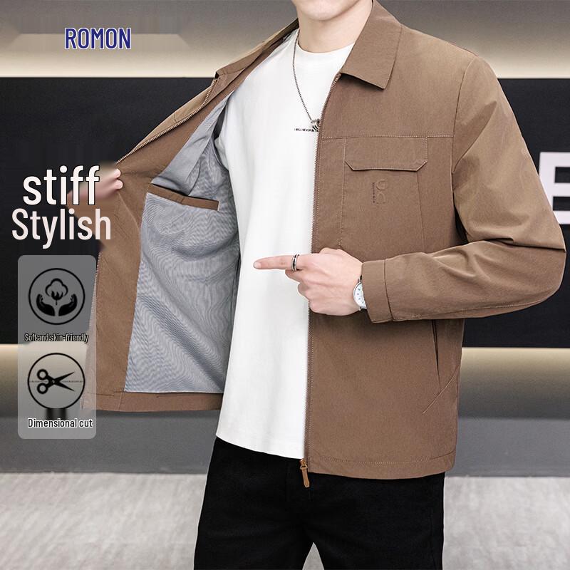 

Luomeng Men s Casual Lapel Jacket 4XL