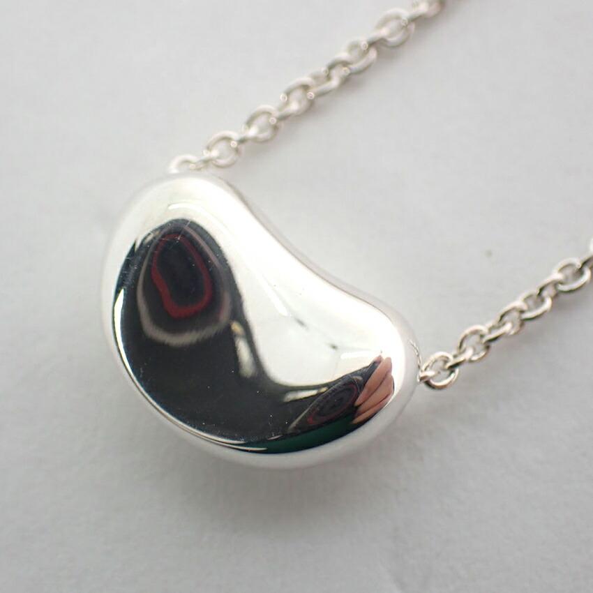 [Used] TIFFANY/Tiffany 925 Bean Pendant/necklace/g461-21