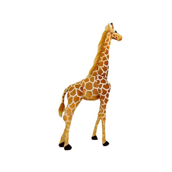 

Large Lifelike Giraffe Plush Doll 100/120/140cm Soft Stuffed Animal for Kids Skin-Friendly Giraffe Pillow Home Decor Photography Prop 100cm