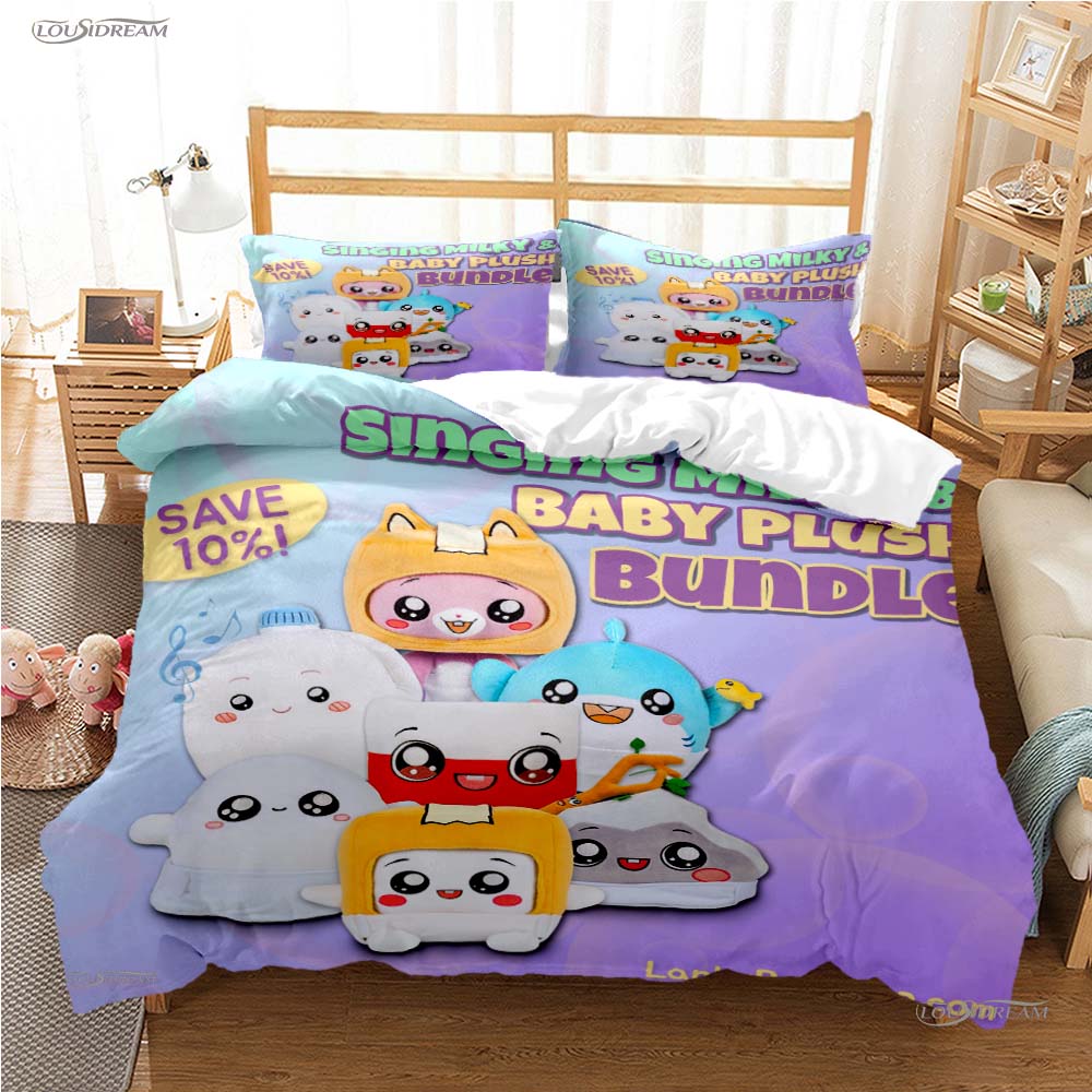 Box Cartoon Casal All Season Duvet Cover Comforter Bedding Sets Soft Quilt Cover And Pillowcases Boys Single/Double/Queen/King