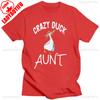 Youth Shirt Cotton Oversize Large Size Crazy Duck Aunt T-Shirt Graphic Tee Graphic Tee Shirt Mens Graphic T-shirts Funny Unisex,gift,Top