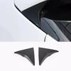For Hyundai Tucson 2015-2020 2Pcs Car Rear Window Spoiler Wing Cover Trim ABS Carbon Fiber Style Auto Decor Accessories Air Kit
