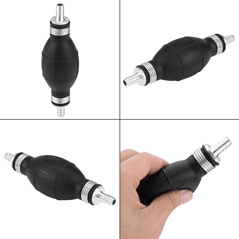 Manual Changer Qiilu Hand Fuel Pump, Rubber Fuel Transfer Vacuum Refueling Line Hand