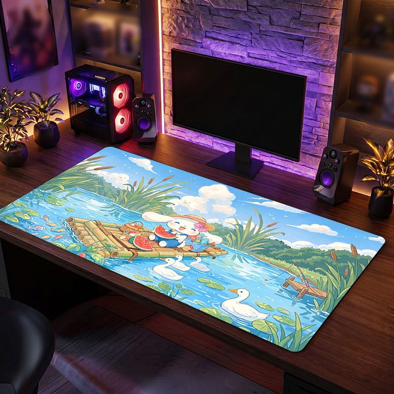 Big Mouse PadCinnamoroll Extended Soft Desk Mat Gaming Office Computer Table Decor Mat