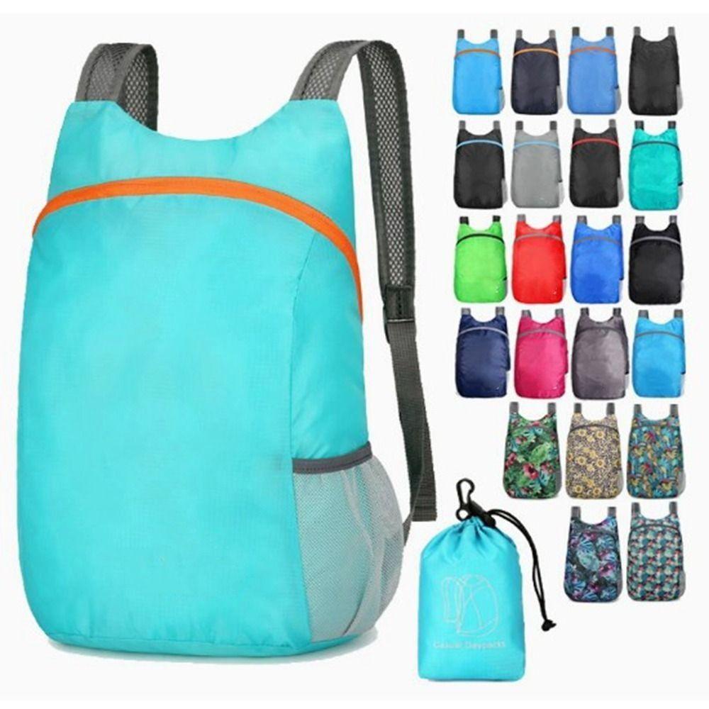 Lightweight Packable Backpack Foldable Nano  Daypack New Outdoor Folding Handy Bag  For Men Women