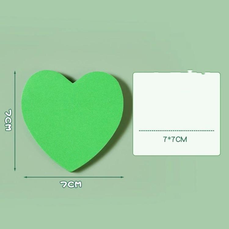Creative Love Post-it Notes Student Heart-shaped Post-it Notes Takeaway Milk Tea Can Be Pasted With Message Stickers.
