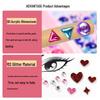 Custom Festival Party Glitter Face Stickers for Christmas & Halloween Makeup