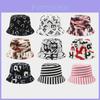 Graffiti Letters Fisherman Hat With Sun Protection For Outdoor Casual Wear Spring Summer 2025