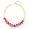 Sommer Übertrieben Retro Spaß Bunt Frucht Apfel Zitrone Blaubeere Harz Perlen Choker Halskette für Frauen Statement Schmuck Geschenk