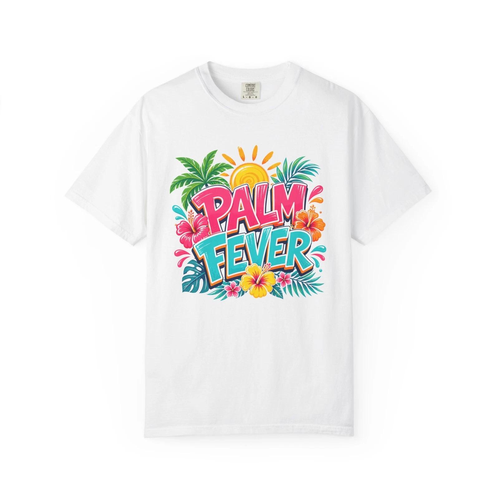 Palm Fever T-T-Shirt Tropical Summer Graphic Tee XL
