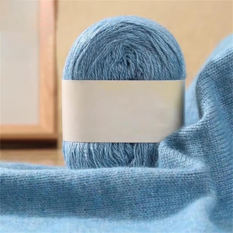  Soft Mohair Cashmere Wool Knitting Yarn Lightweight Hand Knitwear Yarn DIY Shawl