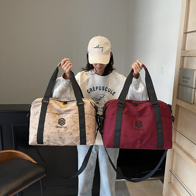 Large-capacity travel bag, women's portable light waterproof luggage bag, short-distance travel boarding, maternity bag storage bag