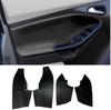 For Focus 2012 13 2014 2015 2016 2017 2018 Microfiber Front /Rear Door Panel Armrest Leather Cover Protective Trim