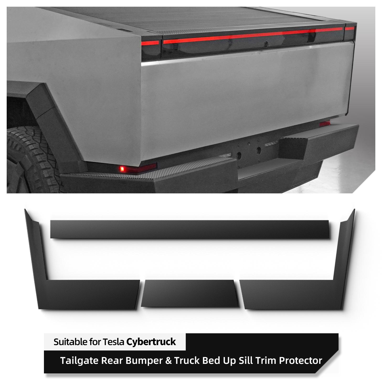 

Для Tesla Cybertruck 2025 задний бампер защитный коврик багажника TPE крышка багажника противогрязезащитная накладка отделка автомобиль пикап грузовик аксессуары