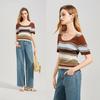 Women's Versatile Short-Sleeve Knit Top