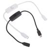 Power Switch Cable for  4 Micro USB Female To Male Extension Cord