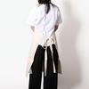 Maison Kitsuné Apron Unisex Café Barista Fox P709 Ivory