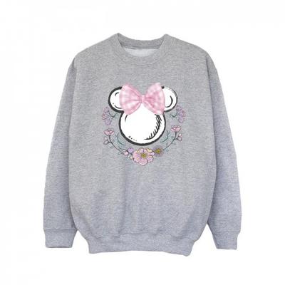 Girls Minnie Mouse Bow Sweatshirt