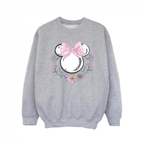 Disney Girls Minnie Mouse Bow Sweatshirt