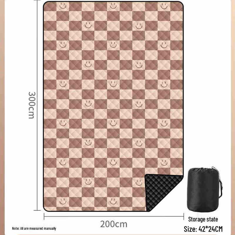 KarLot City Wave 5-Layer Thick Picnic Mat 300x200cm
