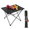 Camping Table Outdoor Table Folding Aluminum Lightweight Compact with Storage Bag Roll Table for Sports Black [Oxford Surface] Days, Picnics,