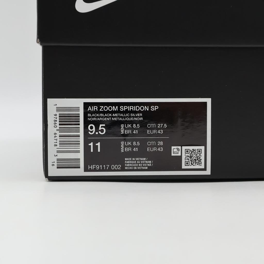 HF9117-002 Nike Air Zoom Spiridon SP Black and Sport Red (Men's)