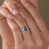 Deep Blue Zircon Couple Rings - Unisex Fashion Jewelry Bestseller