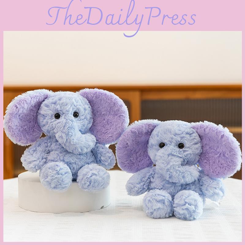 Scented Elephant Stuffed Animal Keychain With Clip For Kids Room Decor