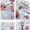 Spille in metallo per pantaloni e gonne da donna, jeans, clip per vita regolabile, accessori per abbigliamento, cucito, set di spille da donna, spille per stringere la vita